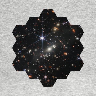 James Webb Space Telescope First Image SMACS 0723 hexagonal shaped cut design T-Shirt